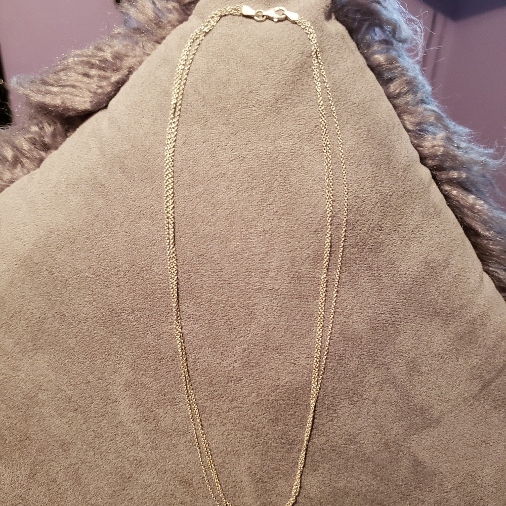 🖤*AUTHENTIC* 3 Layered Silver 925 Necklace - Picture 4 of 4